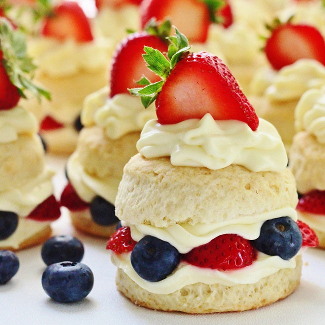 Red, White & Blue Short Cake
